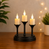 Multi-Pillar Flameless LED Candle Holder - Image 2
