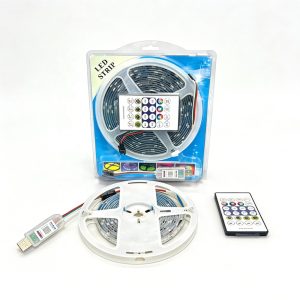 LED Strip Light Kit – 16 Color RGB
