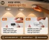 Smart Motion Sensor LED Cabinet Light – Rechargeable USB Light with Remote - Image 4