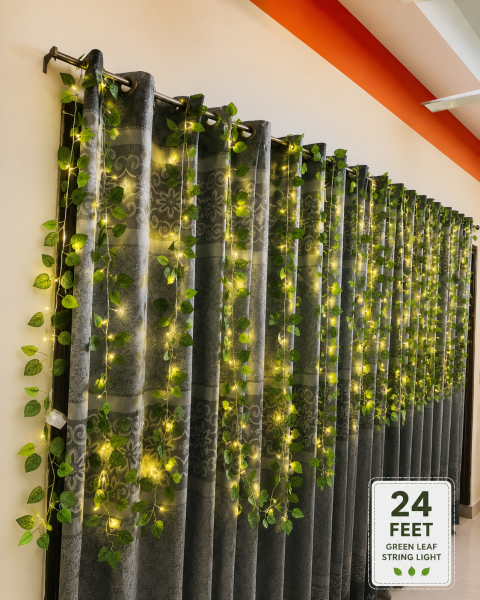 Green Leaf LED String Light