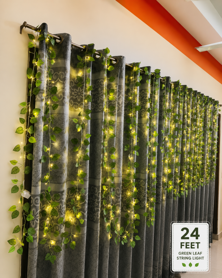 Green Leaf LED String Light